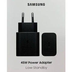 Samsung Original 45W Rapid Charging Power Adapter Without Cable - Black