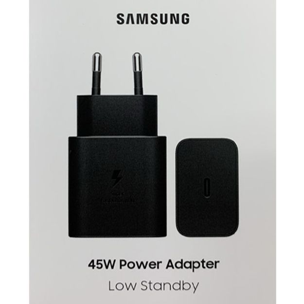 Samsung Original 45W Rapid Charging Power Adapter Without Cable - Black