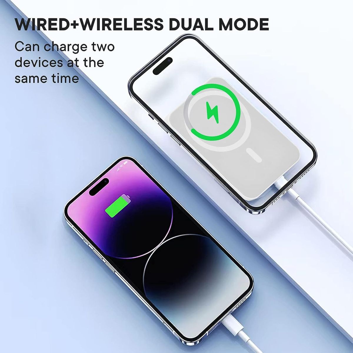 Magnetic Power Bank, Quick Charge , Wireless Fast Charging , 10000 MAH