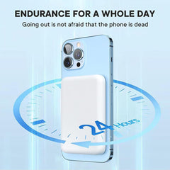 Magnetic Power Bank, Quick Charge , Wireless Fast Charging , 10000 MAH