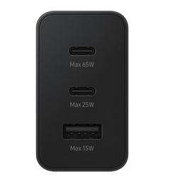 Samsung Original 3 Port Charger Trio 65W - Black